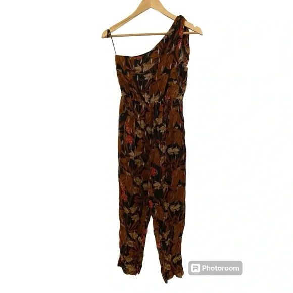 Maeve Anthropologie Jumpsuit One Shoulder Kyoto - Picture 1 of 7